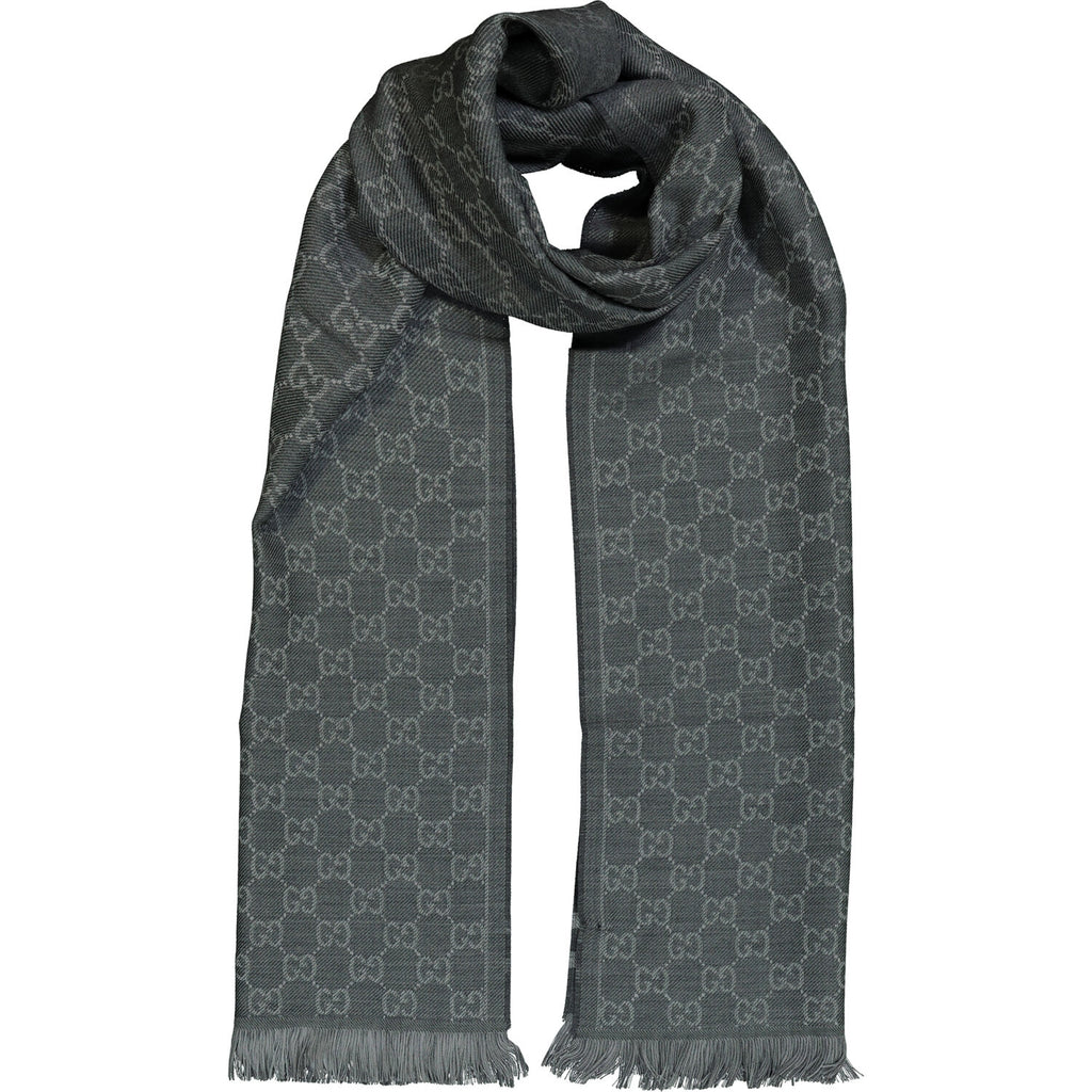 Sciarpa Gucci uomo 33x180 grigio