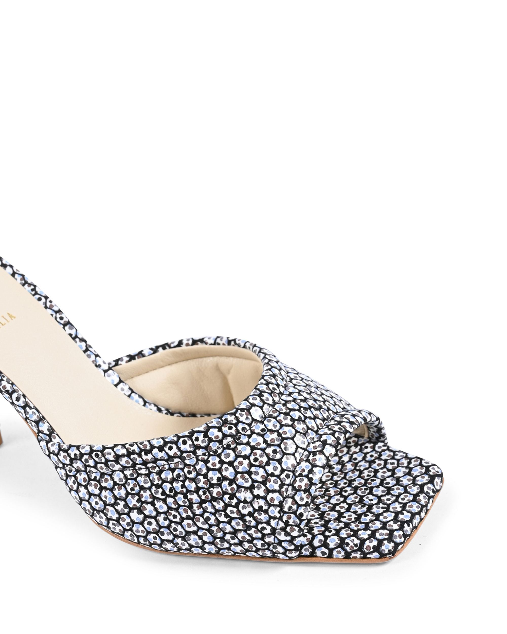 19V69 Italia Sandalo Donna Multicolor SIMONA STAMP. DALMATA BIANCO NERO