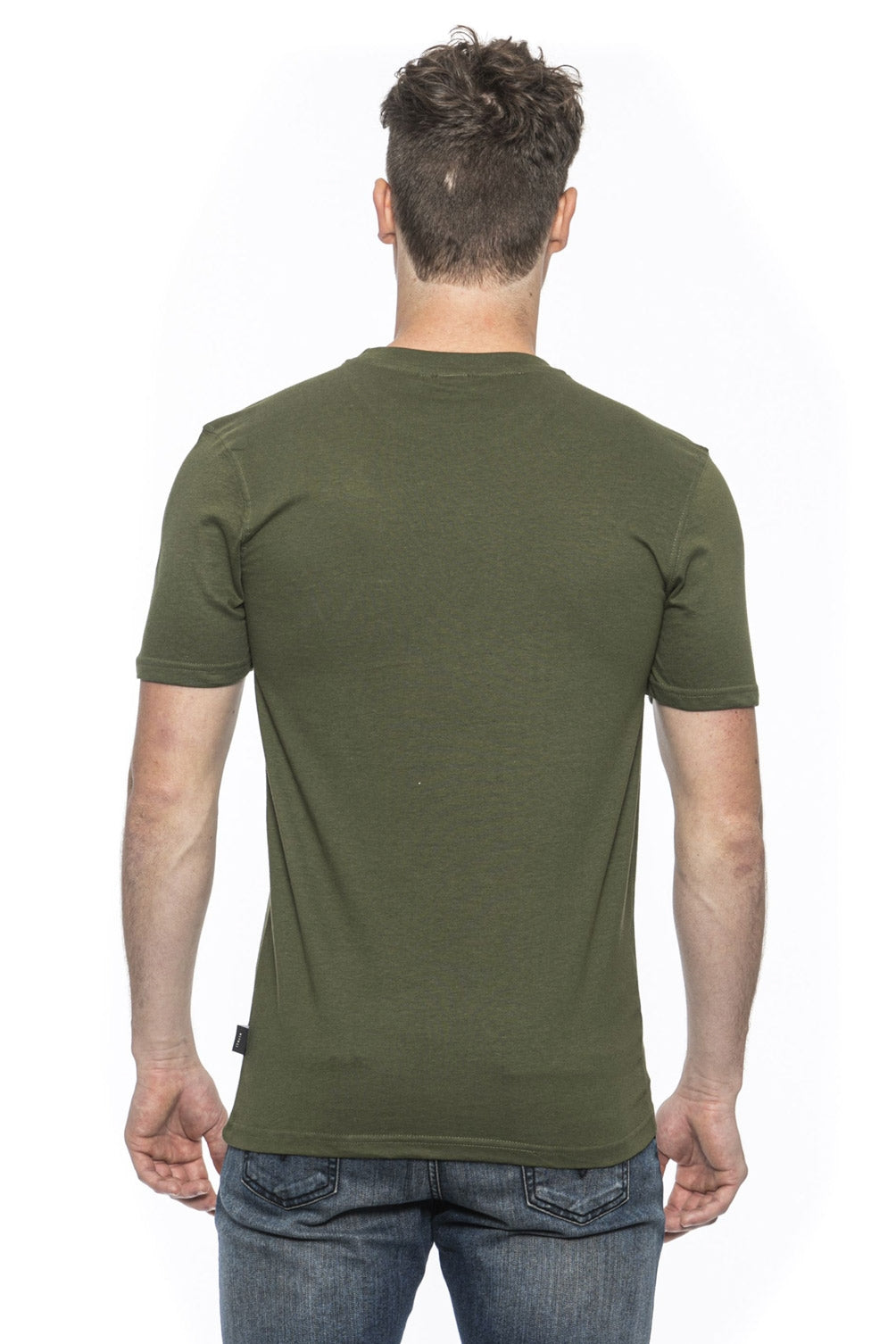 19V69 Italia T-shirt da uomo verde TROY OLIVE