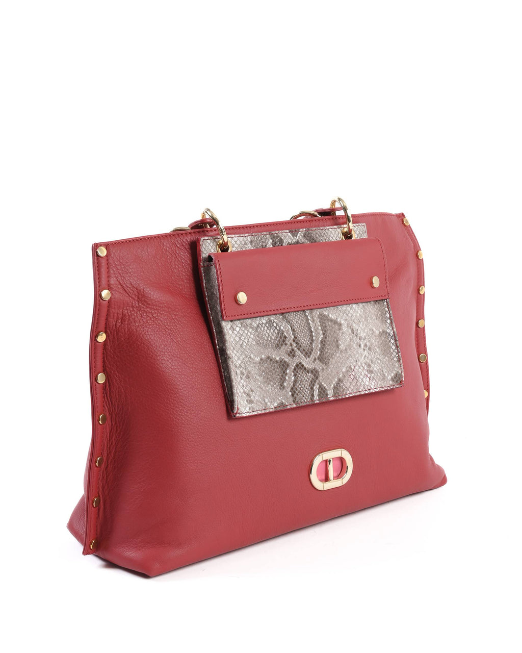 Borsa Donna Dee Ocleppo GM2000 MIAMI PITONE ROSSO ROCCIA