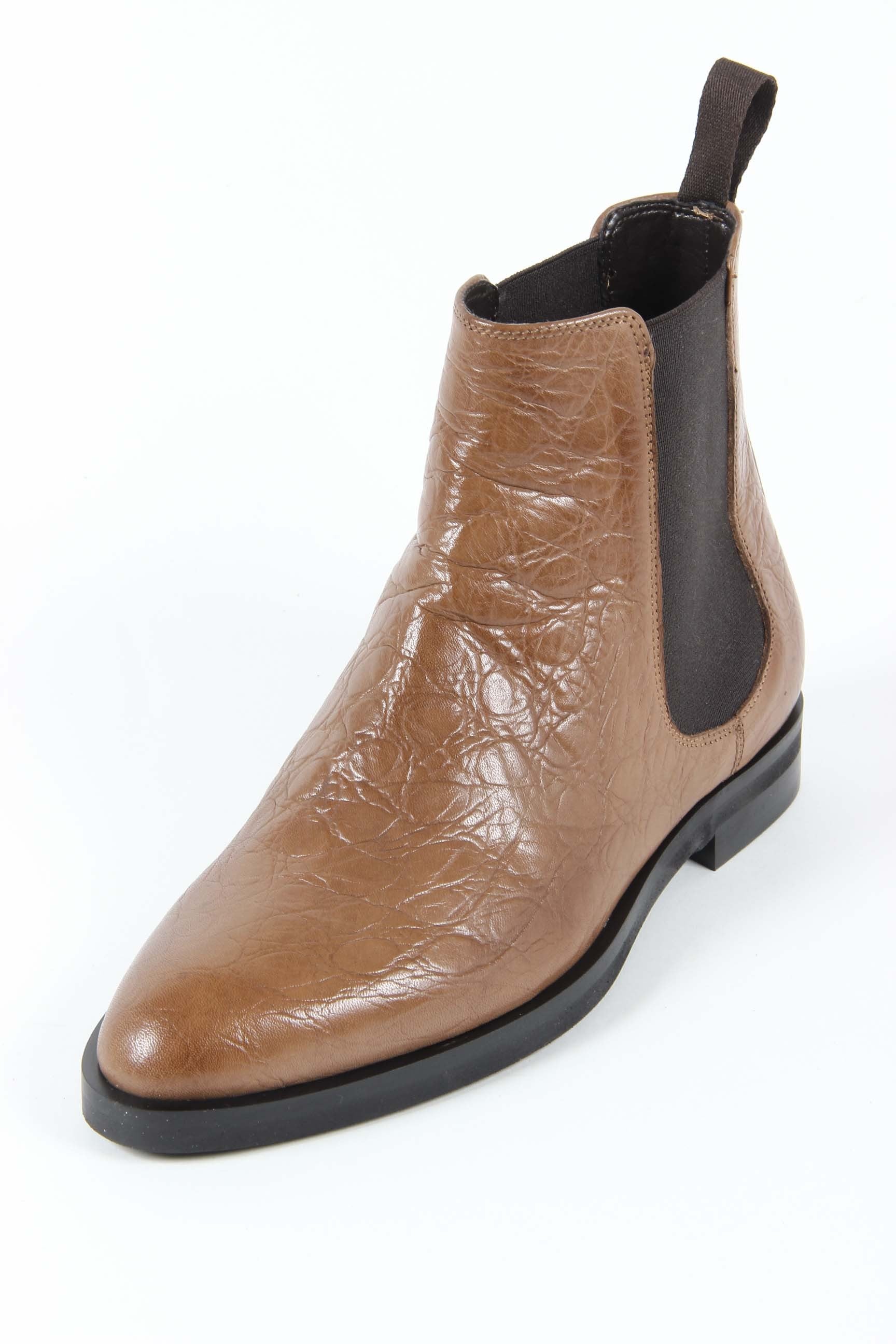 Stivaletto Donna V 1969 Italia B1578 COCCO CASHMERE CUOIO