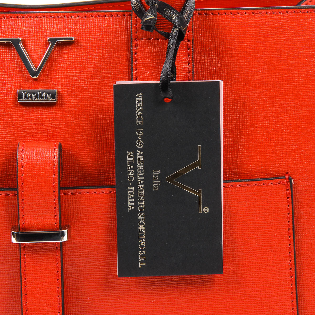 Borsa da donna V 1969 Italia V006-S SAFFIANO ROSSO