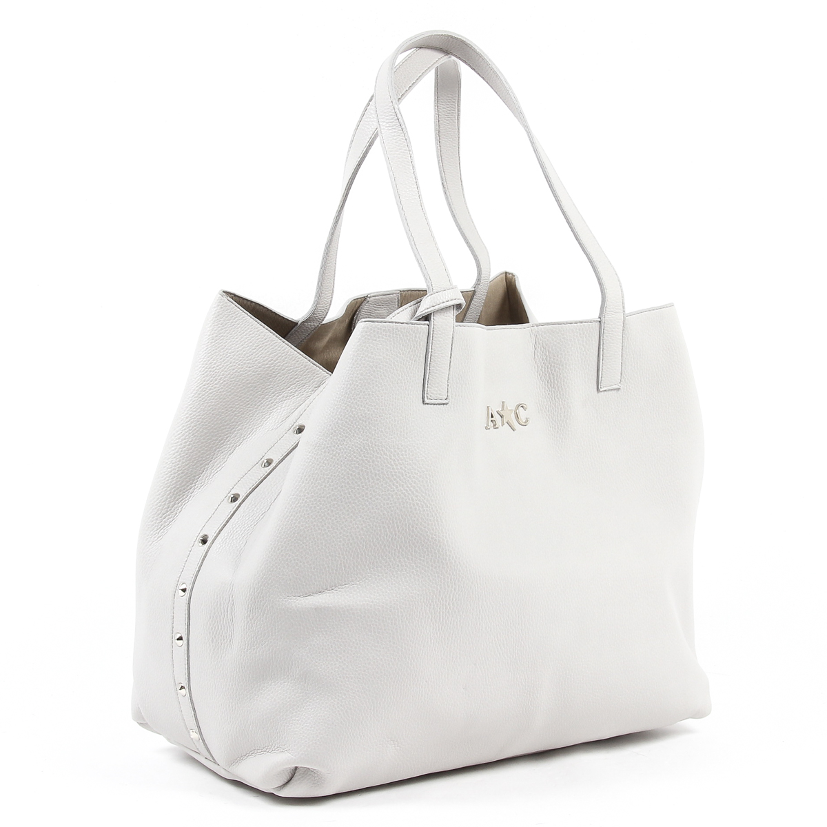 Borsa a mano da donna Andrew Charles grigio chiaro RACHEL
