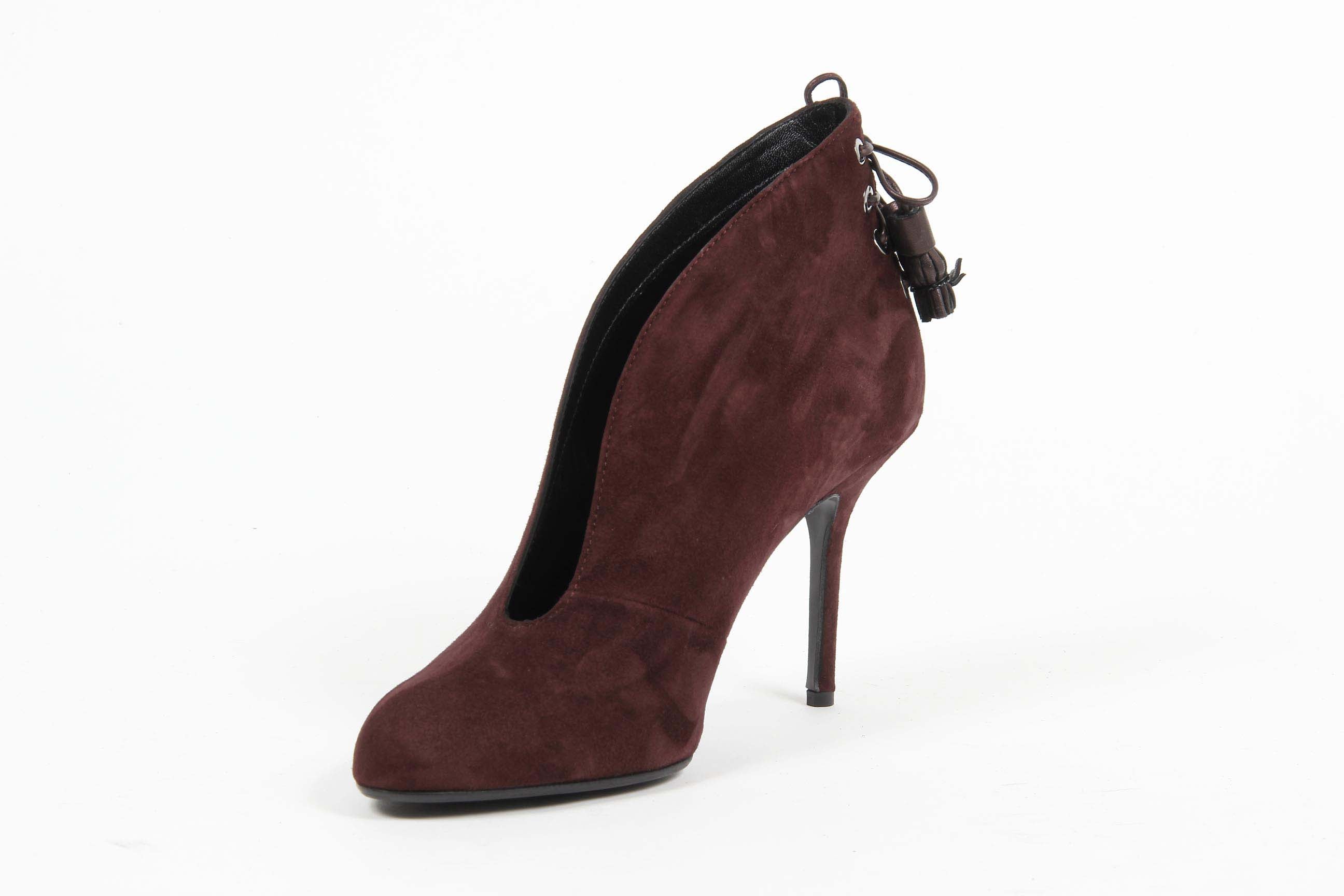 Stivaletto Donna V 1969 Italia G078 CAMOSCIO BORDO' 23