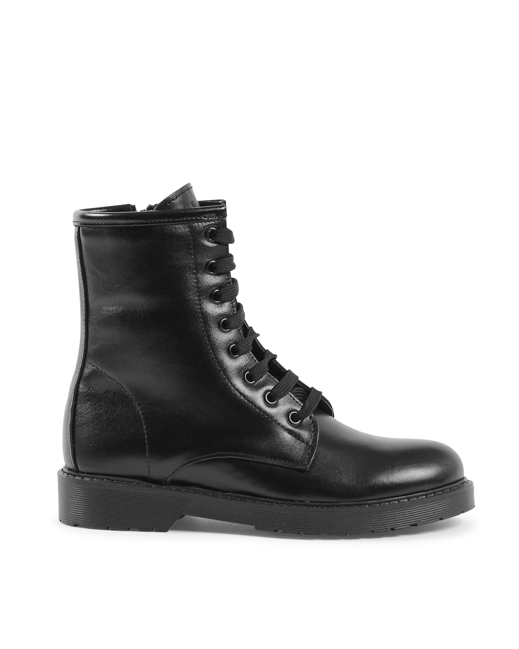 19V69 Italia Womens Ankle Boot Black 8-M VITELLO NERO