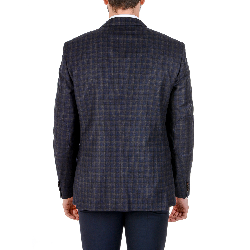 Giacca da uomo Giancarlo Sarto maniche lunghe blu scuro
