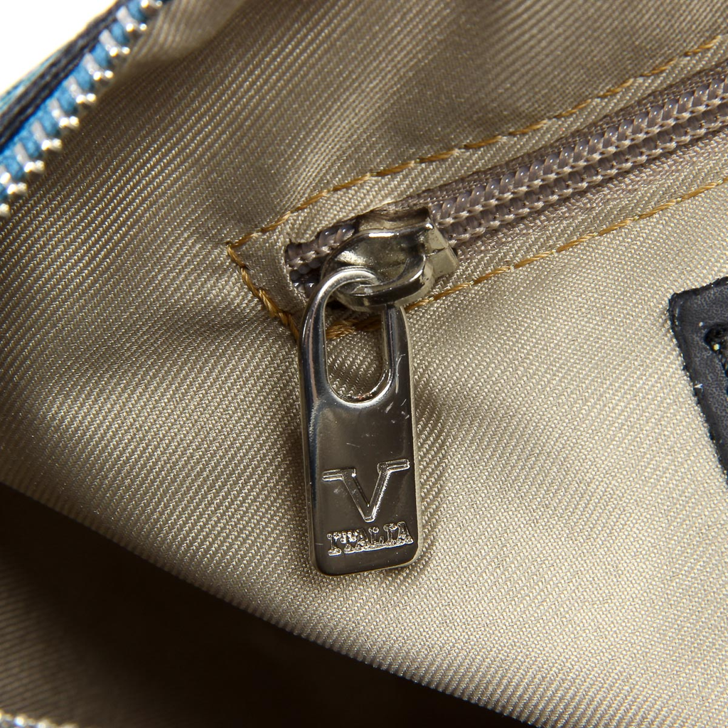 Borsa da donna V 1969 Italia V014-S PALMELLATO PETROLIO