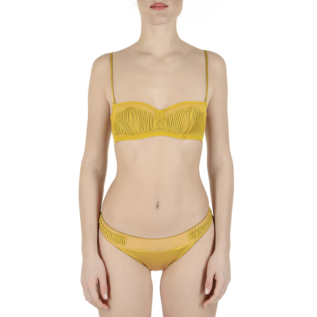 La Perla Top Donna Slip Verde