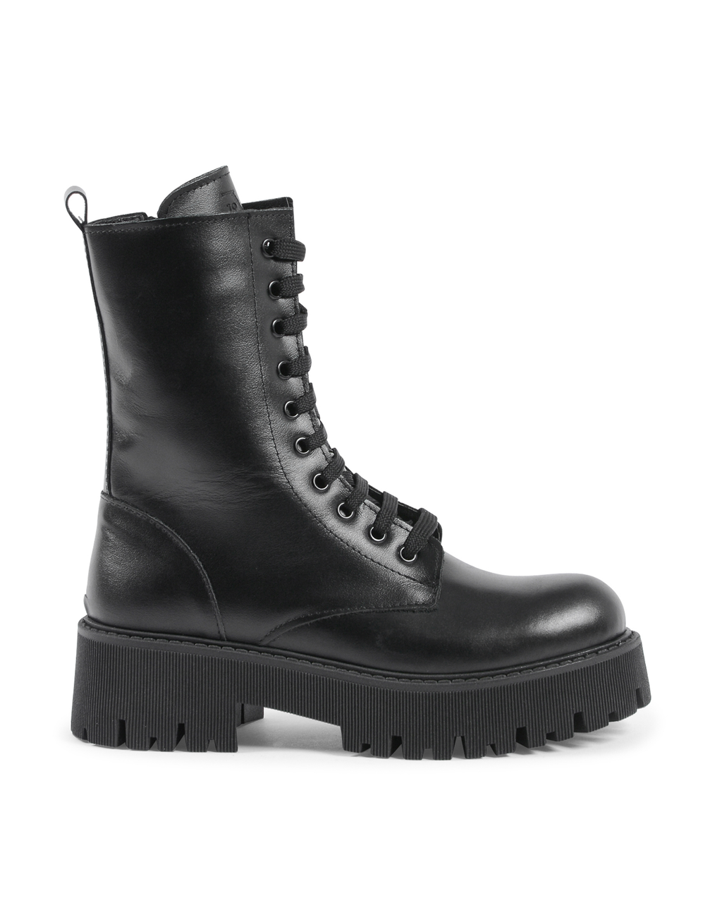 19V69 Italia Womens Short Boot Black 10-V VITELLO NERO