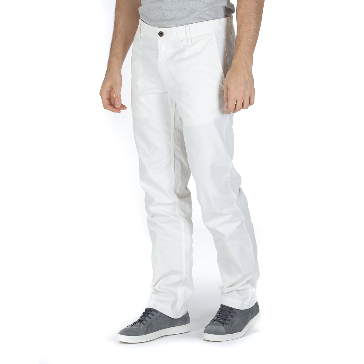 Pantaloni da uomo Hugo Boss bianchi SCHINO