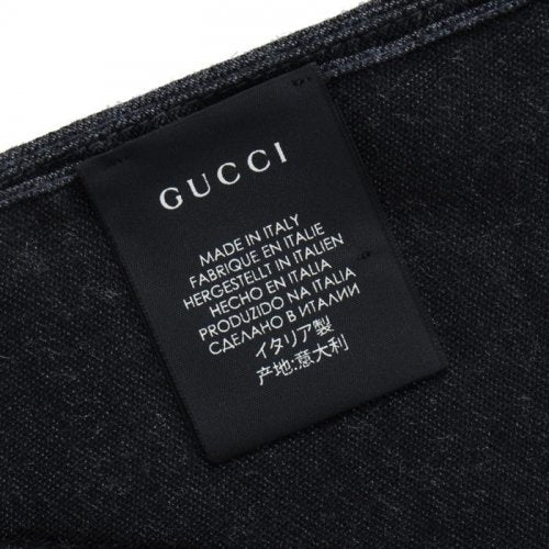 Gucci sciarpa uomo 70x200 nero