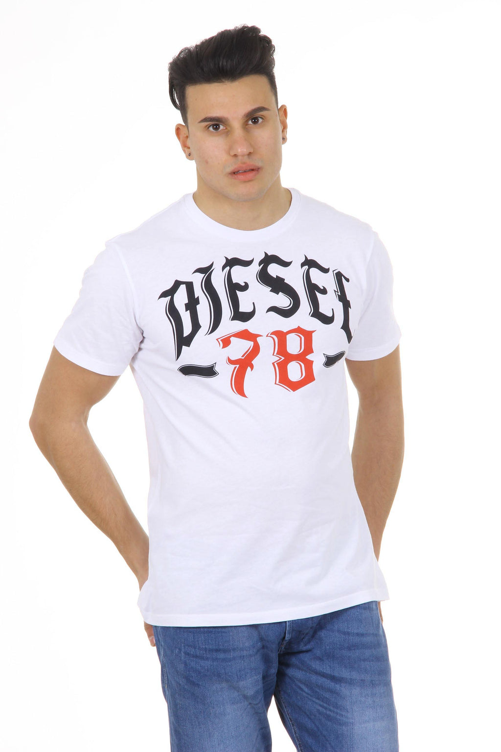 T-shirt uomo Diesel T-LONAD 00SDG2 0091B 100