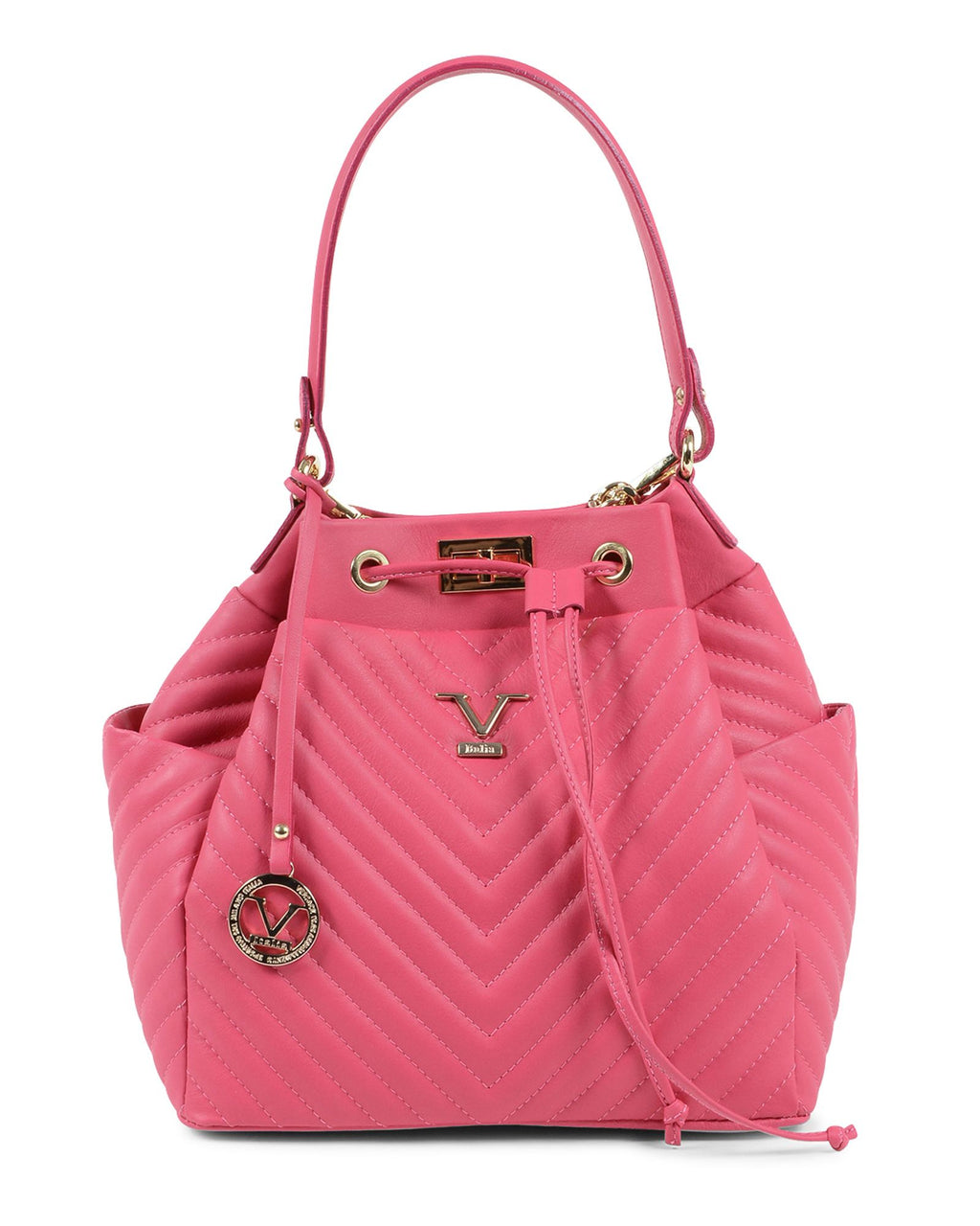 V Italia Borsa a tracolla da donna Fuxia BH10272 52 SAUVAGE FUXIA