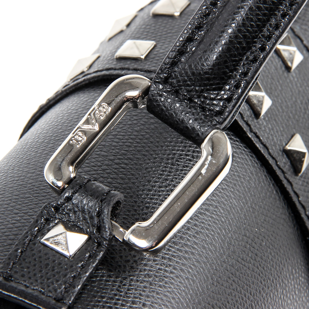 Borsa da donna V 1969 Italia V020-S PALMELLATO NERO