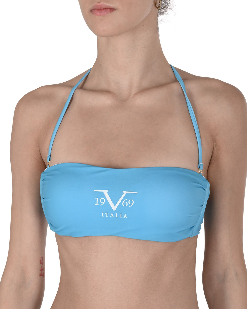 19V69 Italia Top da bagno da donna VSC1WTP01 AZZURRO