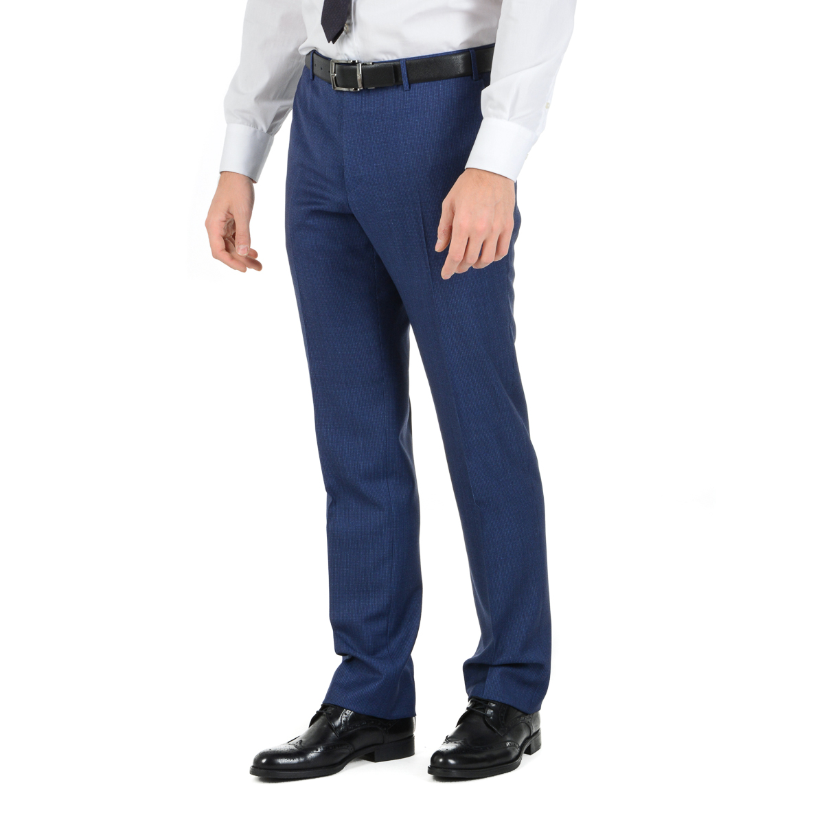 Abito da uomo Corneliani maniche lunghe blu Super 110's