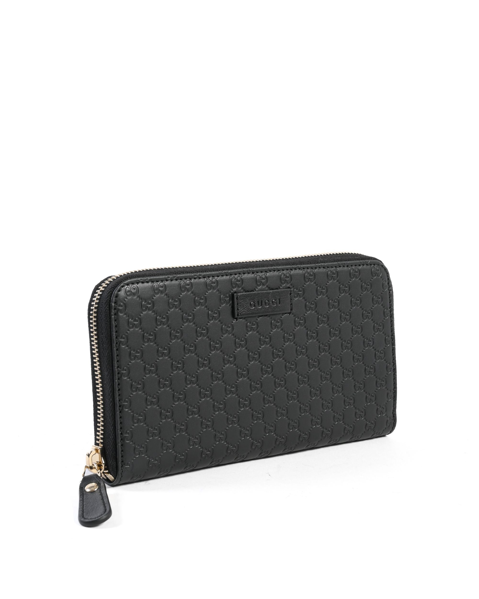Portafoglio Gucci Guccissima in pelle con cerniera 449391 BMJ1G 1000
