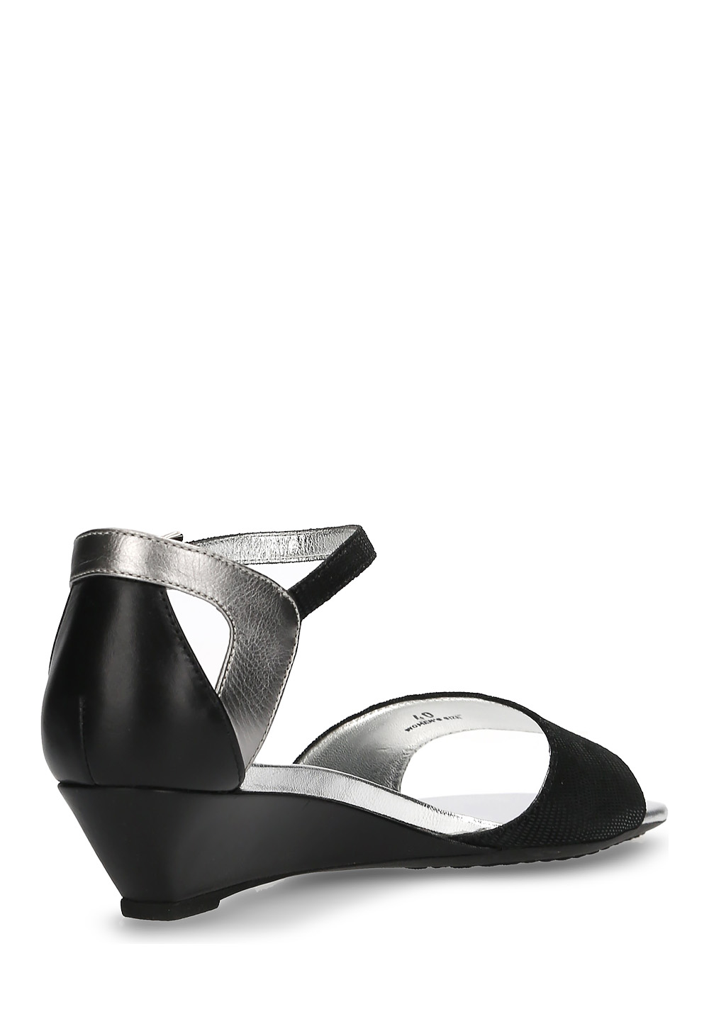 Hogan Sandalo con zeppa da donna Nero HXW2300N4106DB2885