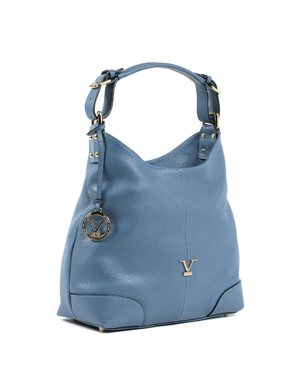 V Italia Borsa a tracolla da donna Azzurro V319 52 DOLLARO CELESTE