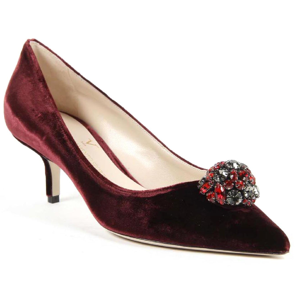 V 1969 Italia Womens Pump 3106153 VELLUTO 391 BORDEAUX
