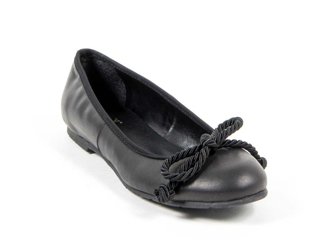 V 1969 Italia Womens Ballerina E08 NAPPA NERO