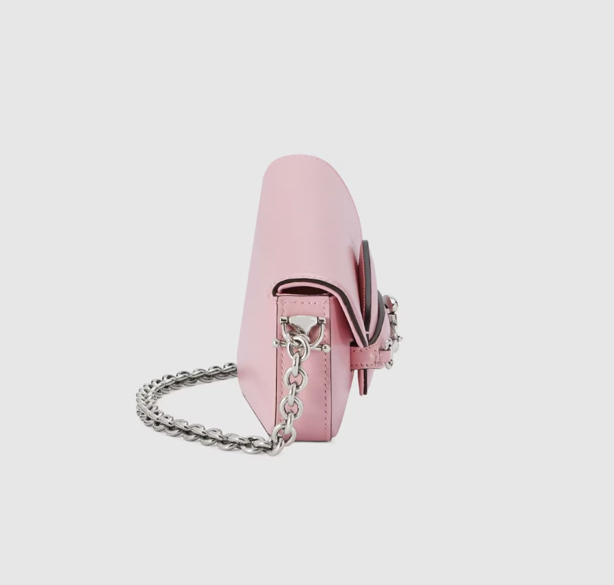 Borsa a tracolla piccola in pelle Horsebit 1955