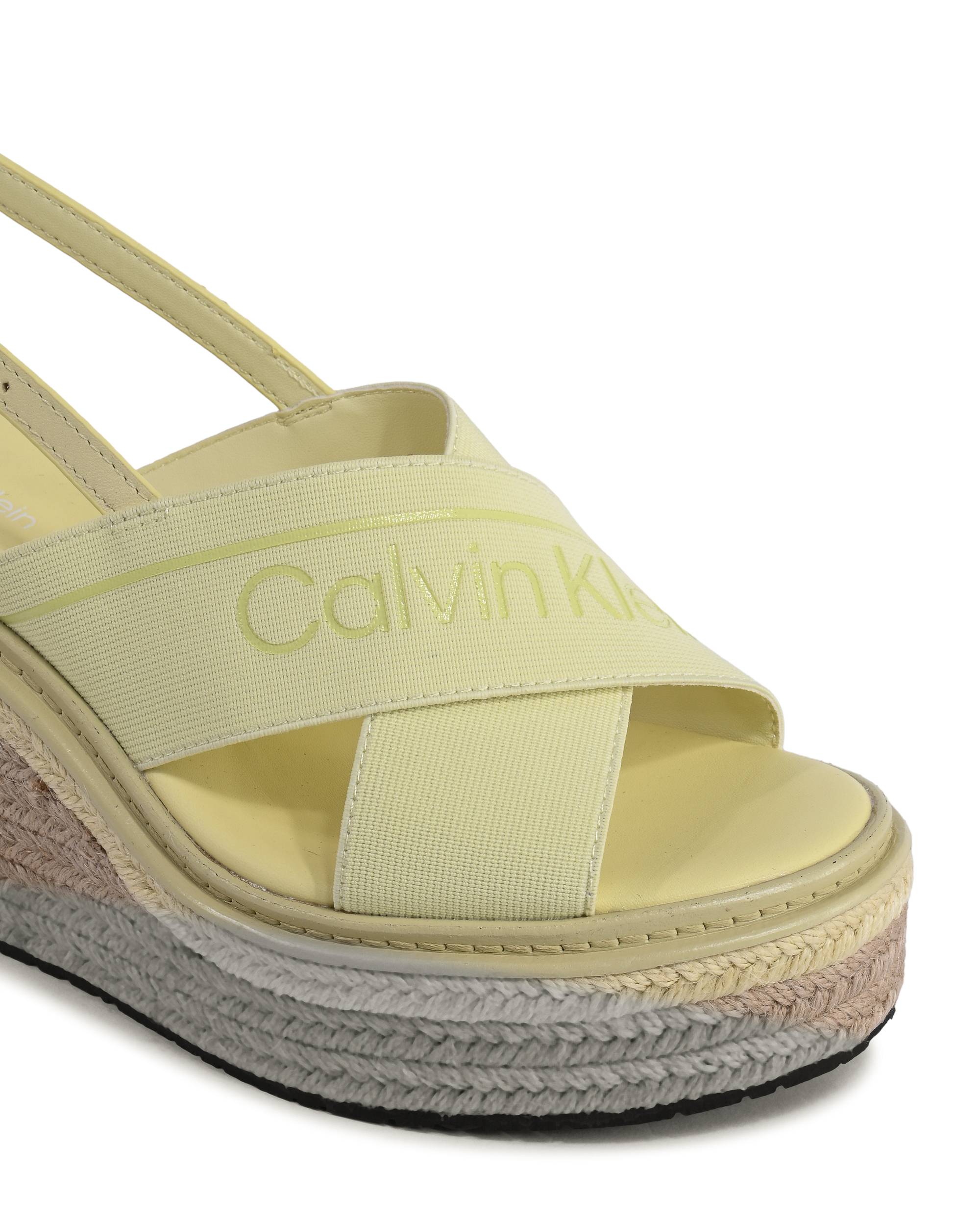 Calvin Klein Zeppa da donna gialla HW0HW01965ZCW