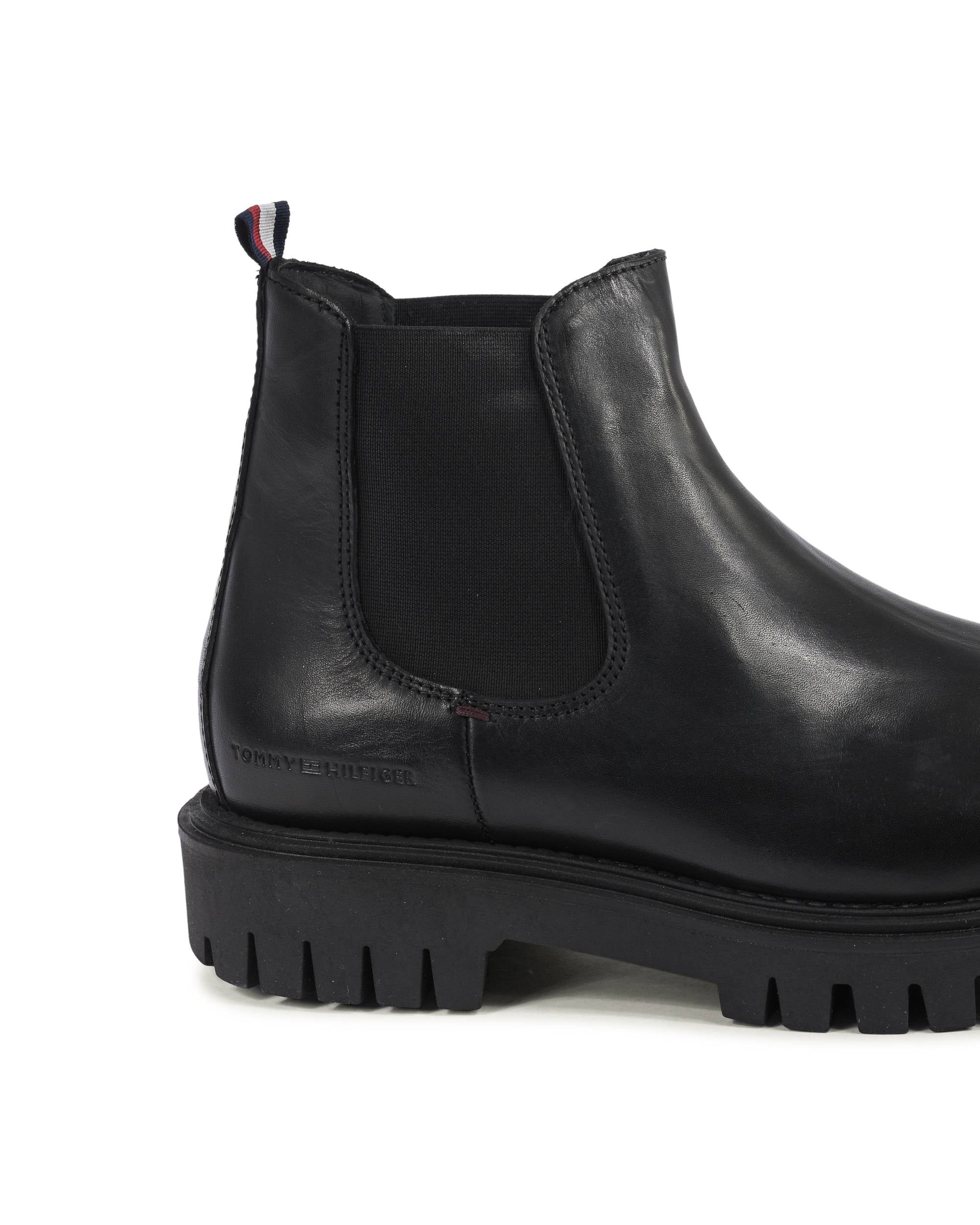 Tommy Hilfiger Uomo Stivali NERO FM0FM04755BDS