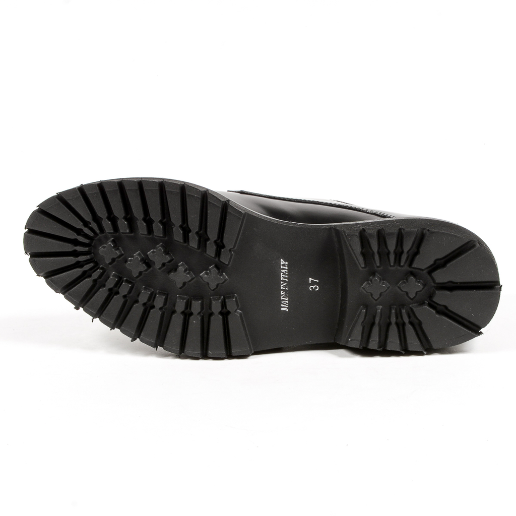 Andrew Charles Monk Strap Shoe da donna nero JANIS