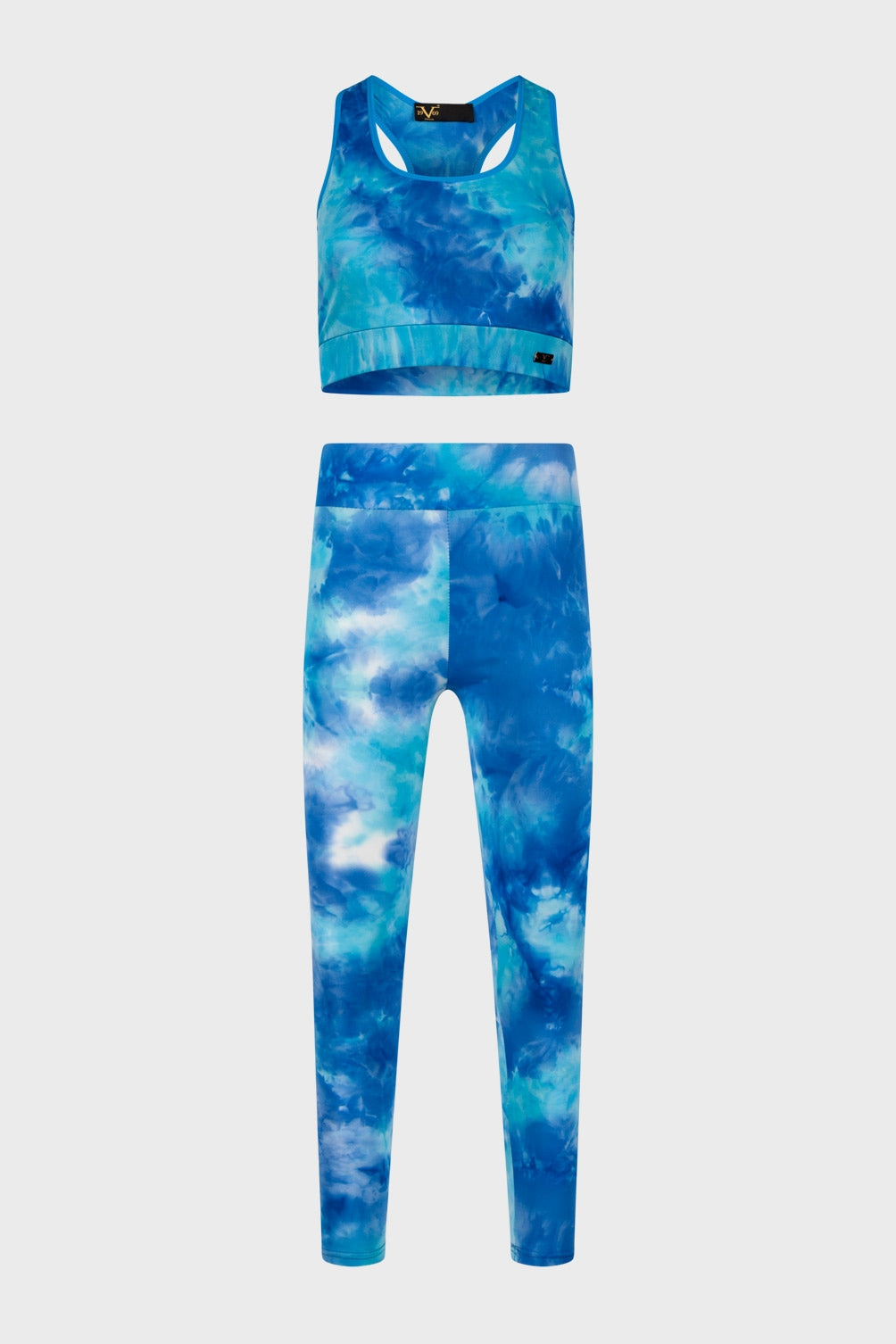 19V69 Italia Leggings e Top Donna Blu DEMY BLUE