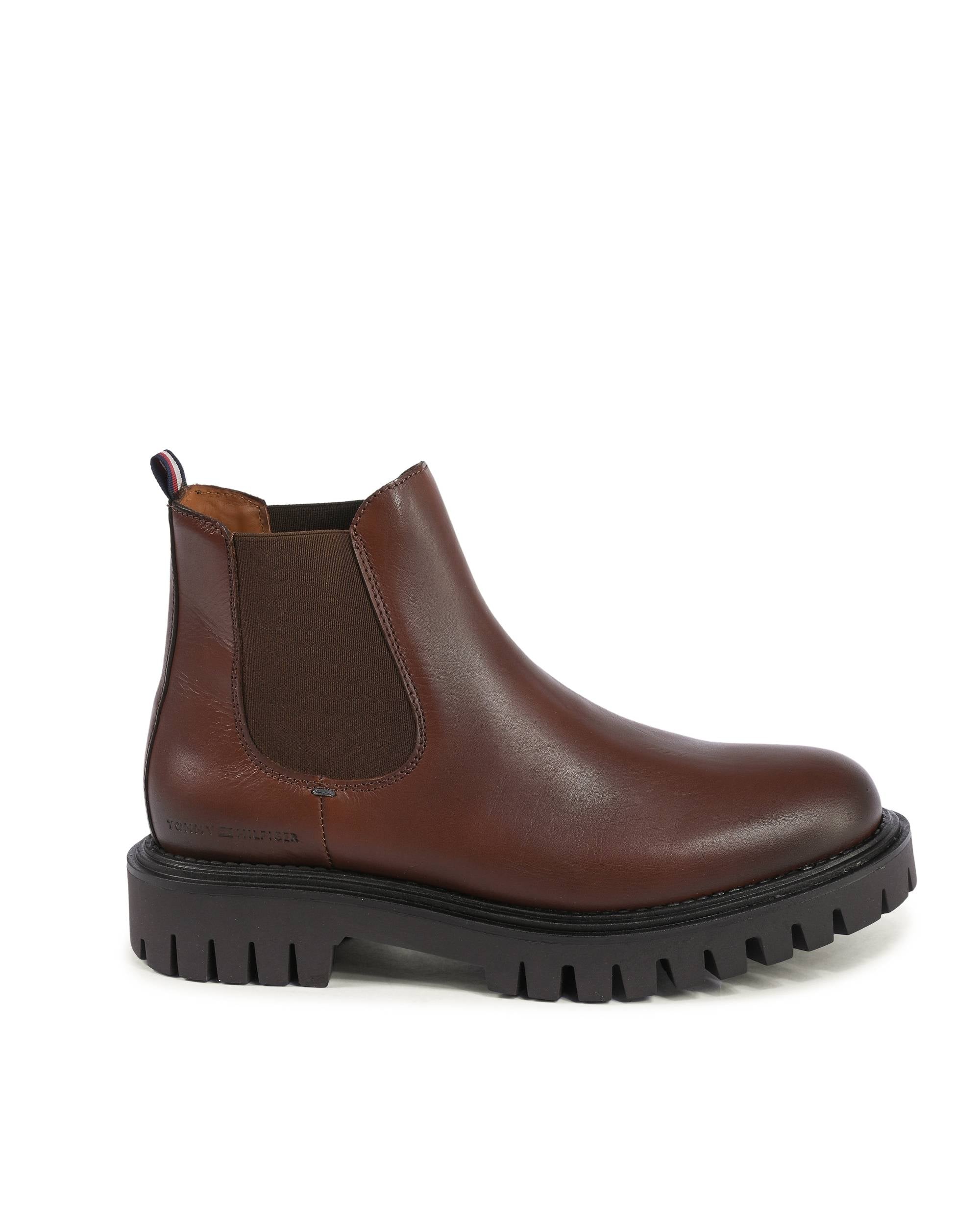 Tommy Hilfiger Uomo Stivali MARRONE FM0FM04755GVI