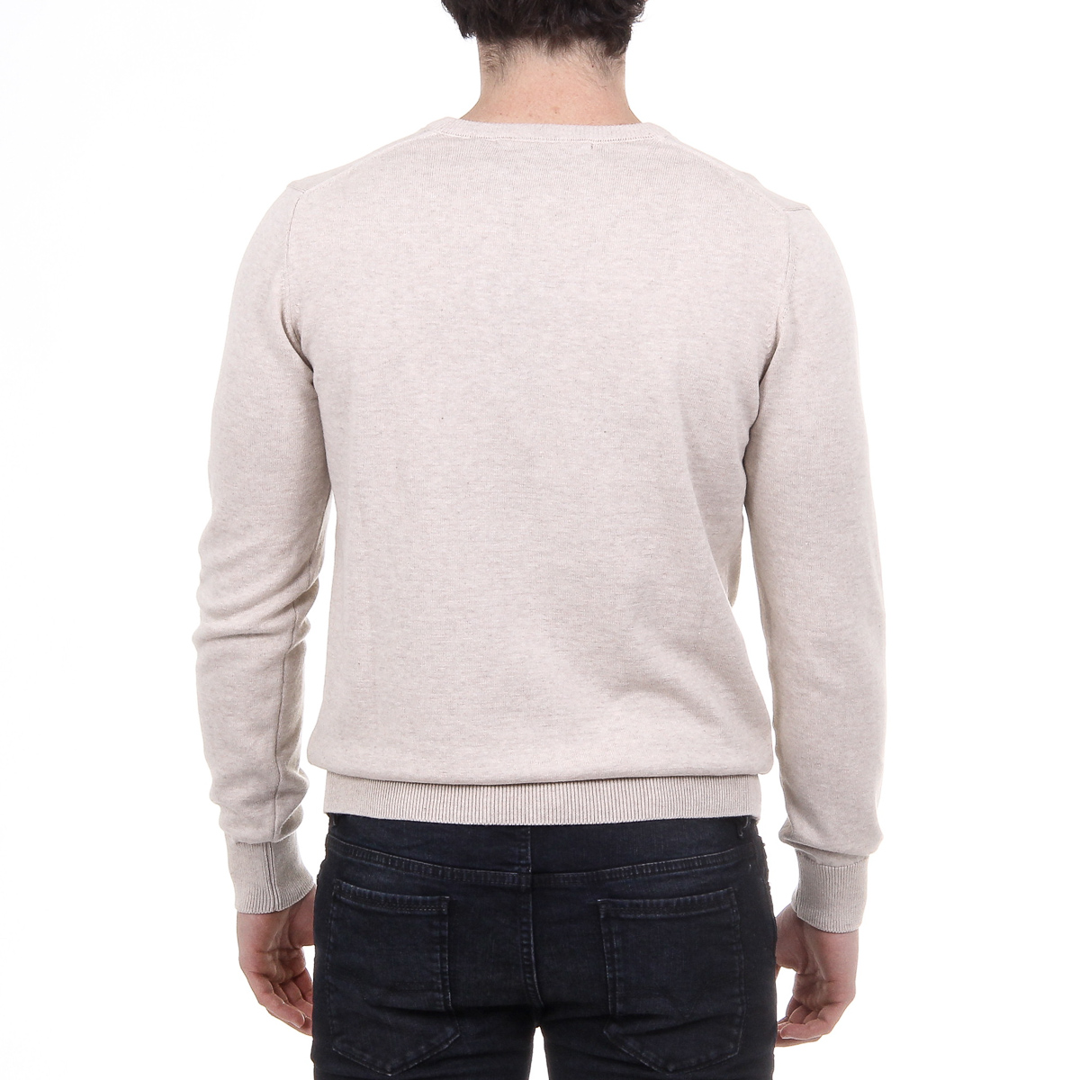 V 1969 Italia Maglione da uomo a maniche lunghe con scollo a V