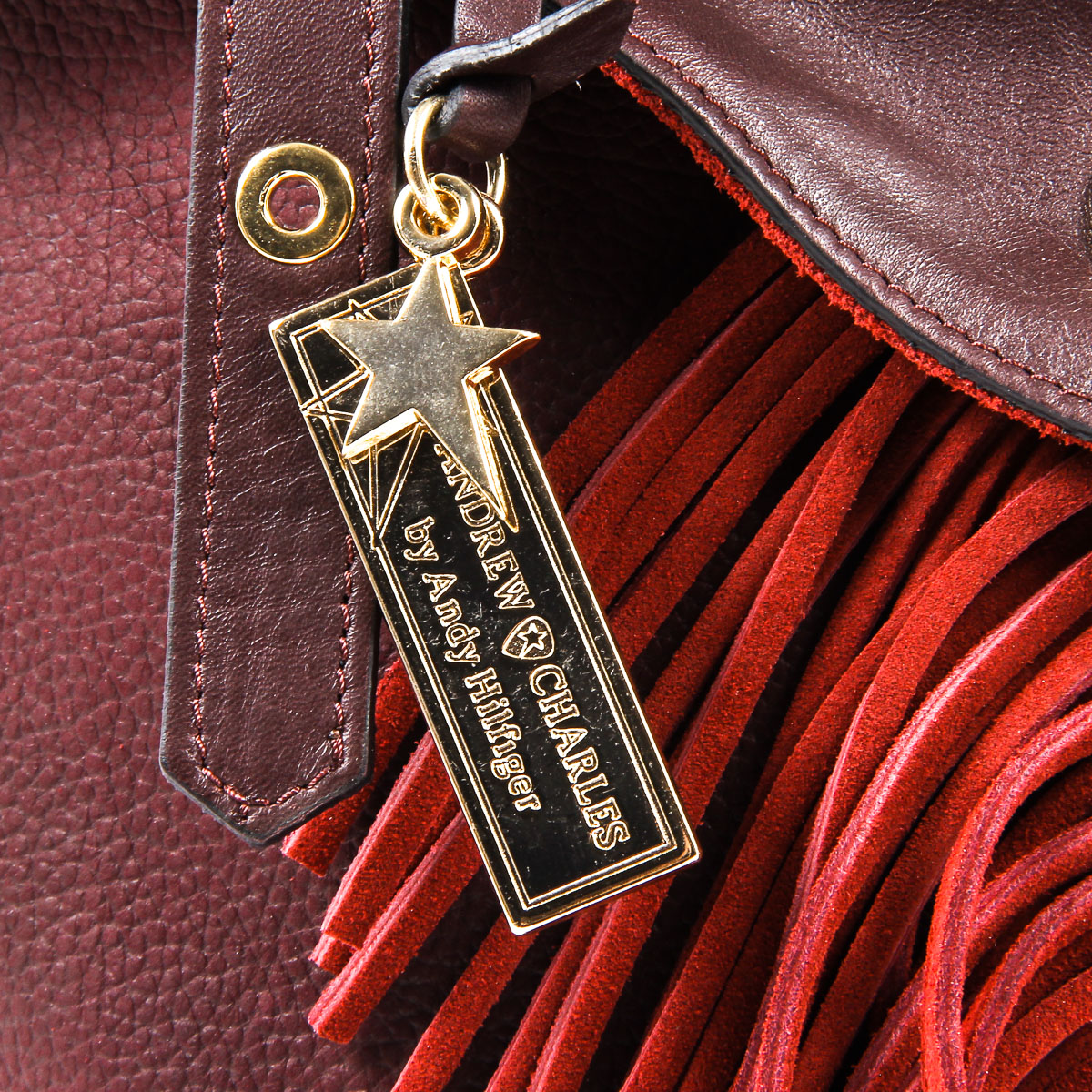 Borsa a mano da donna Andrew Charles Bordeaux LUCY