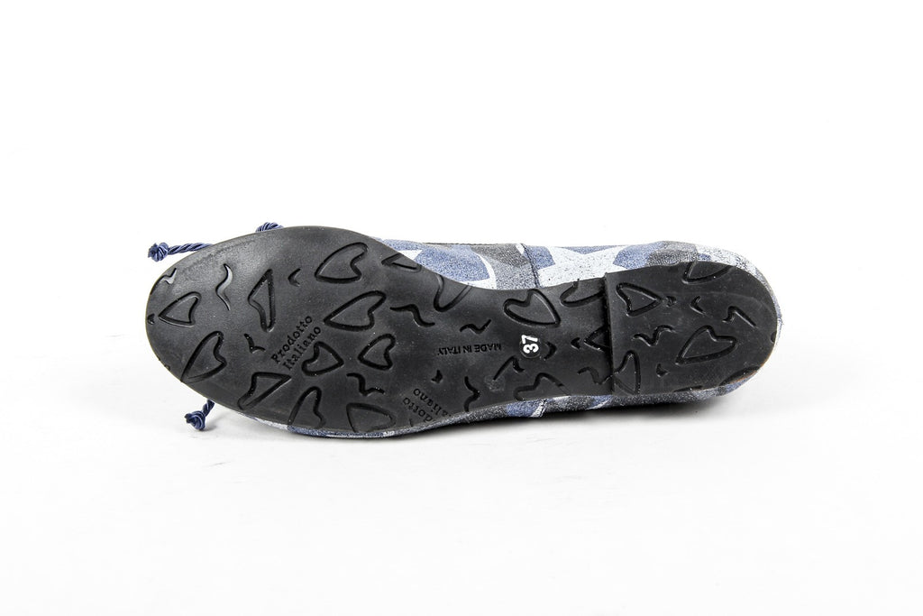 V 1969 Italia Womens Ballerina E08 STRETCH BLU