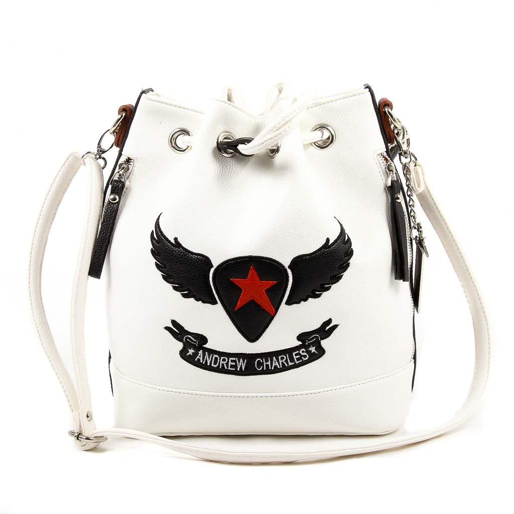 Borsa a mano da donna Andrew Charles bianca LUCINDA