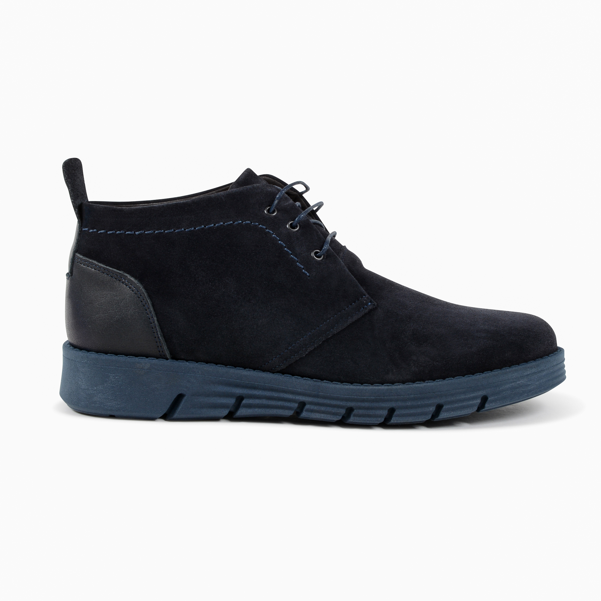 19V69 Italia Stivaletto Uomo Blu 930 CAMOSCIO BLU