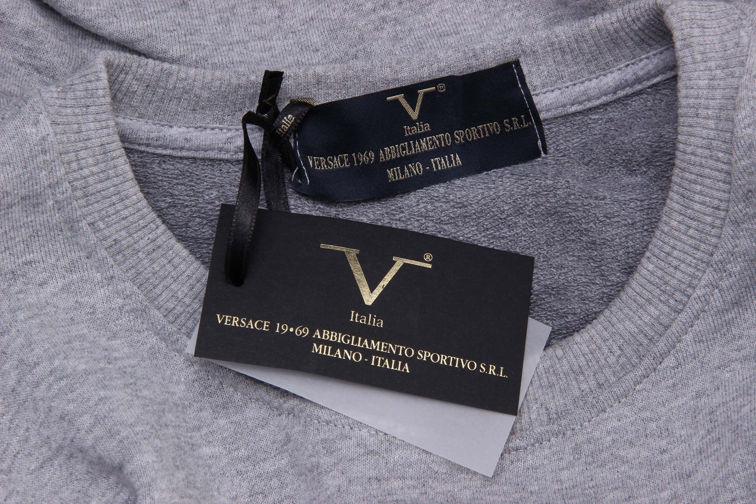 V 1969 Italia Maglione Uomo ART. 4469 GRIGIO CHIARO