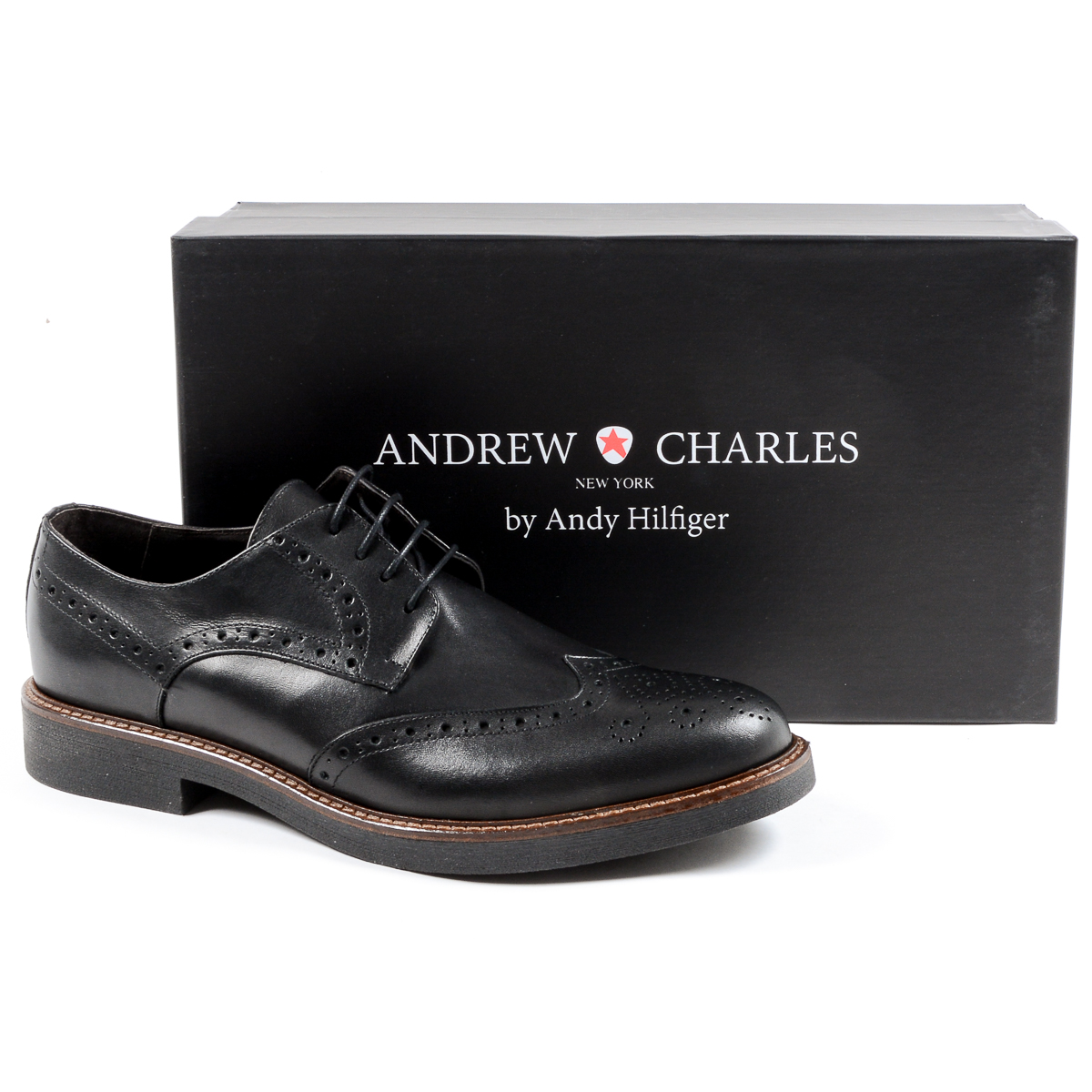 Andrew Charles Scarpa Brogue da Uomo Nera IGGY
