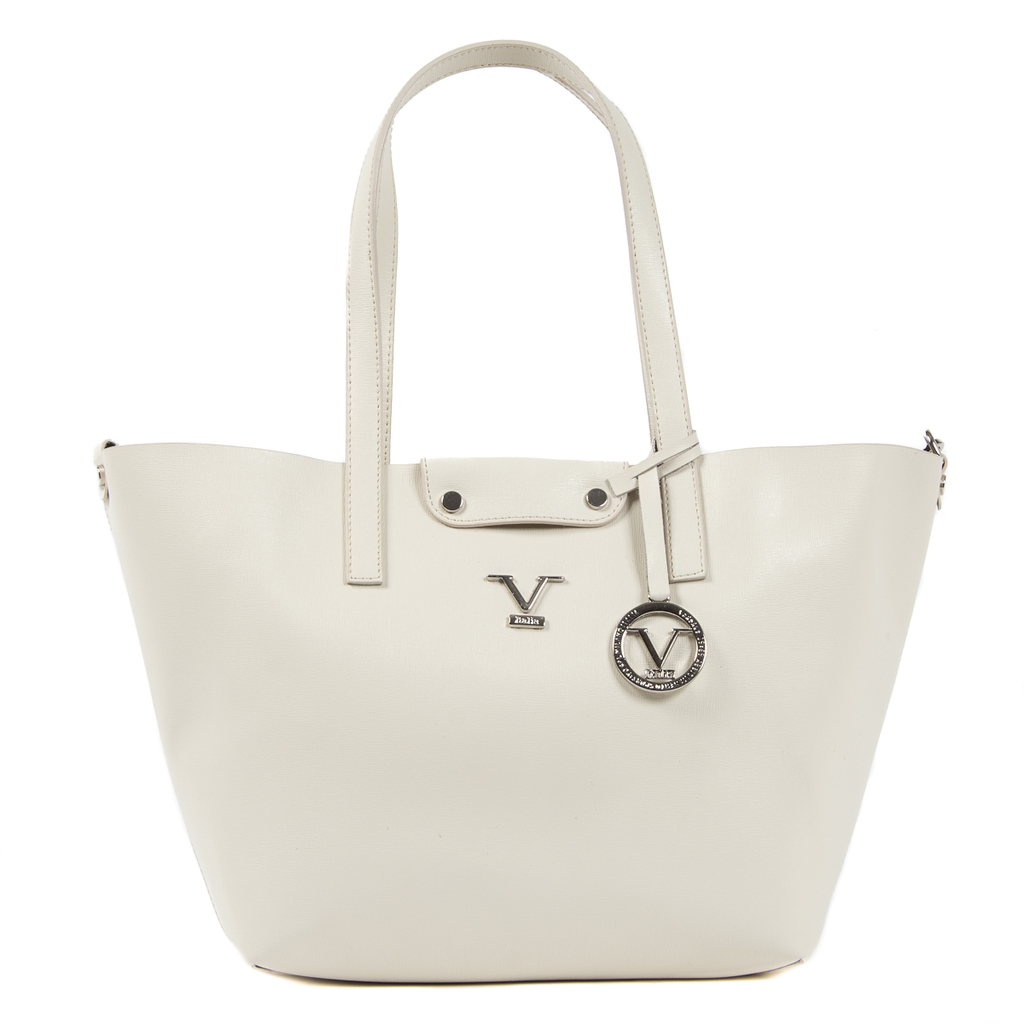 V 1969 Italia Borsa da donna JERSEY bianca