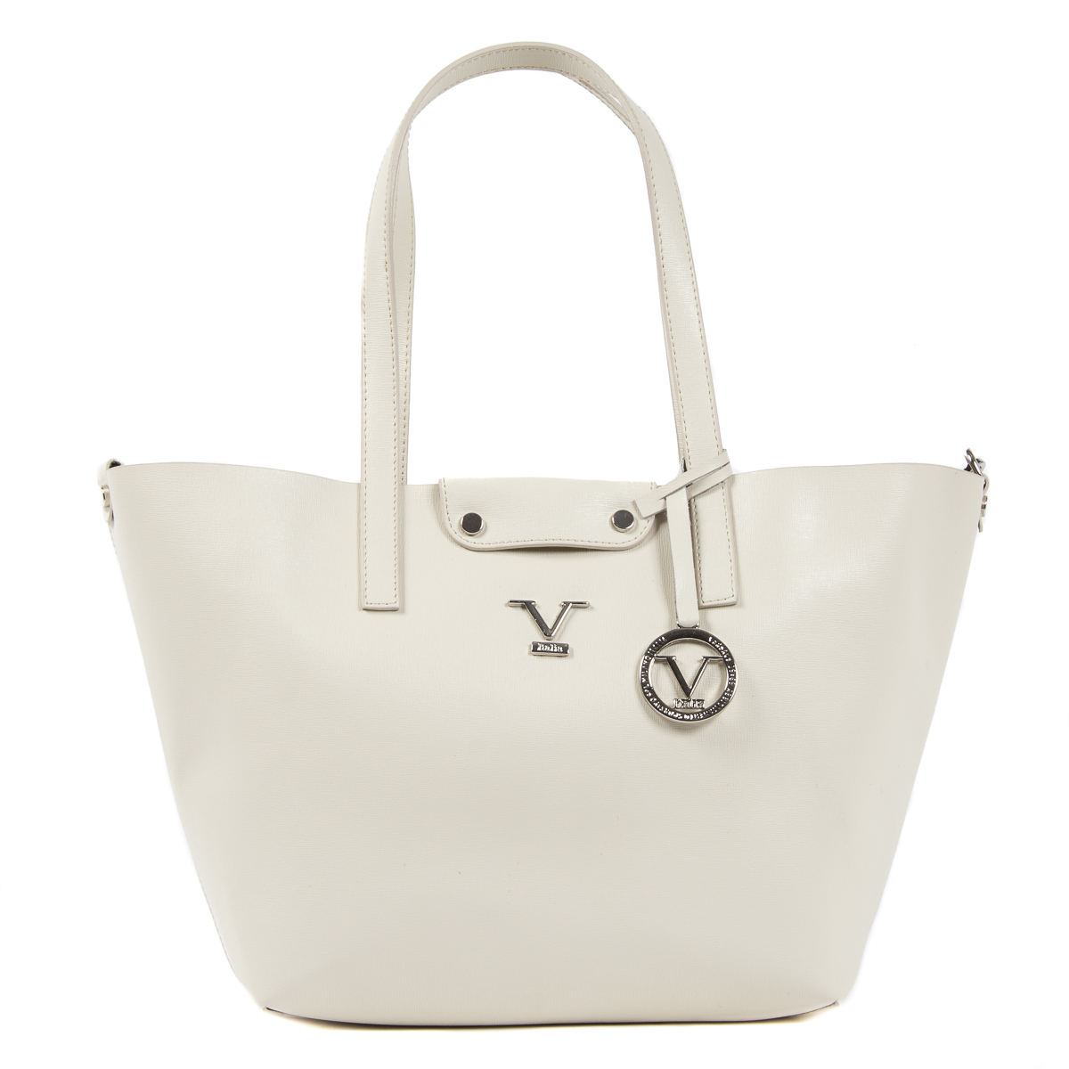 V 1969 Italia Borsa da donna JERSEY bianca