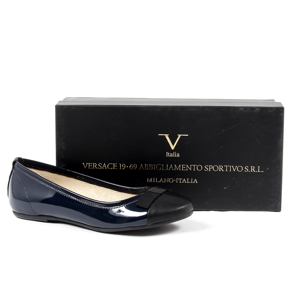V 1969 Italia Womens Ballerina Blue GEMMA
