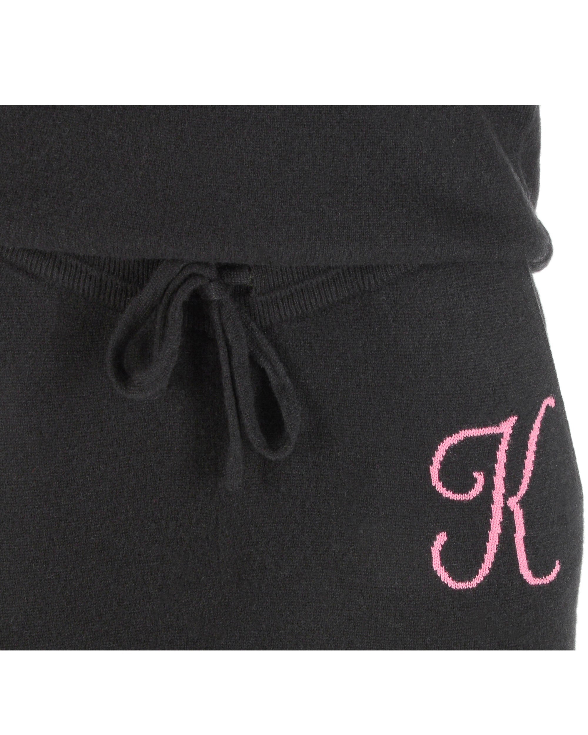 Pantaloni da tuta in cashmere - Nero