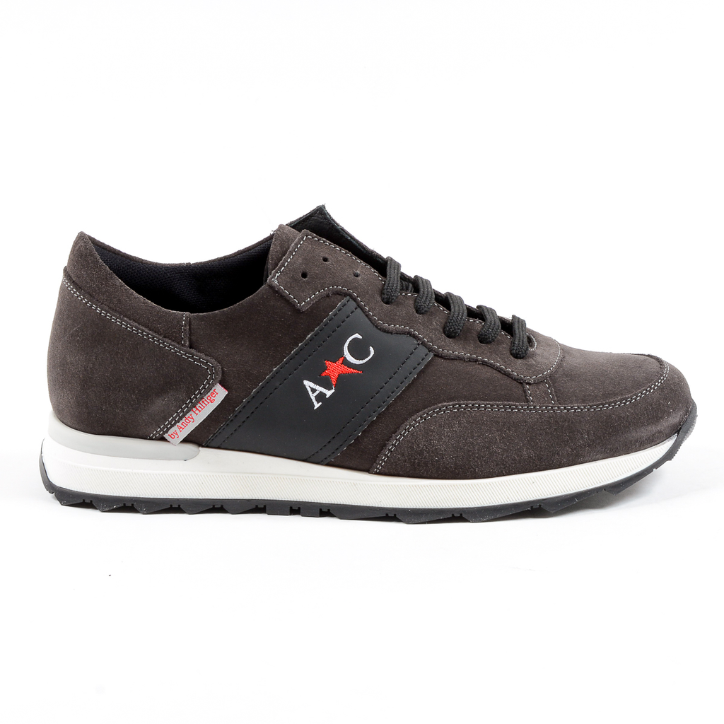 Andrew Charles Sneaker da uomo grigio scuro LENNY