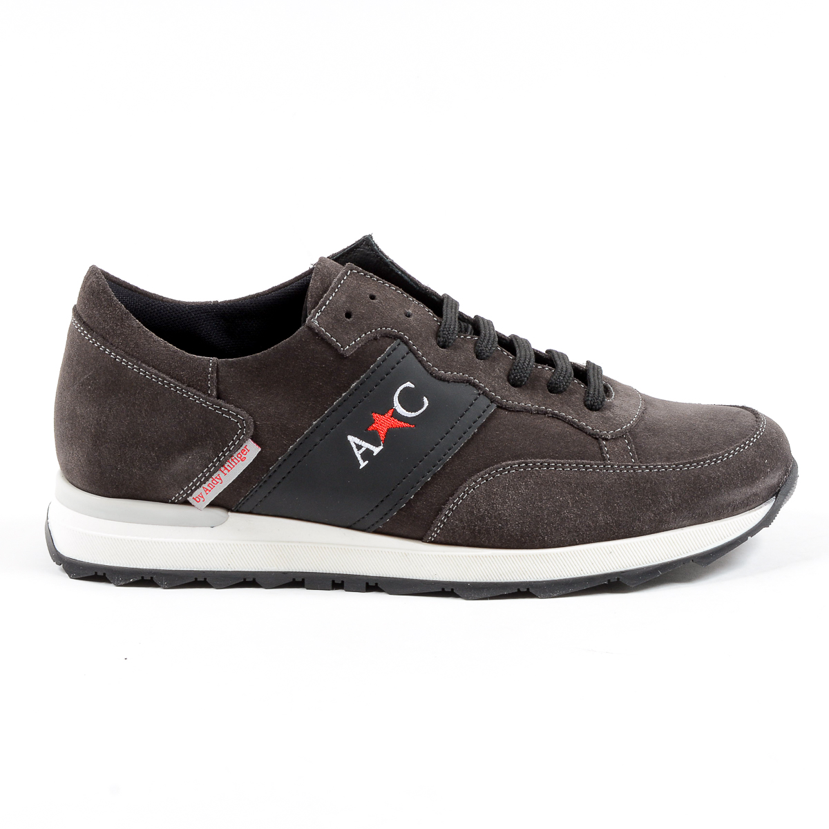 Andrew Charles Sneaker da uomo grigio scuro LENNY