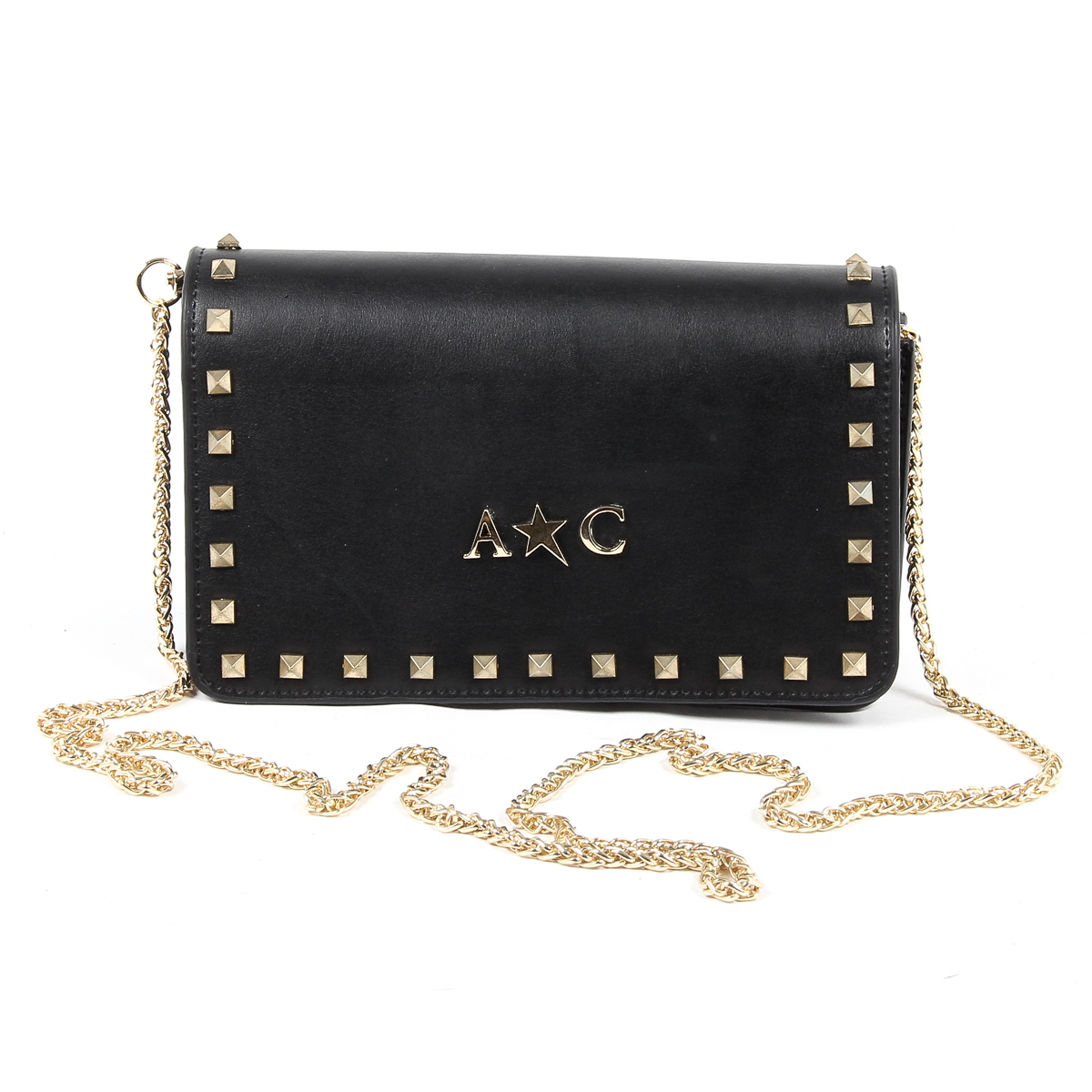 Borsa a mano da donna Andrew Charles nera PAIGE