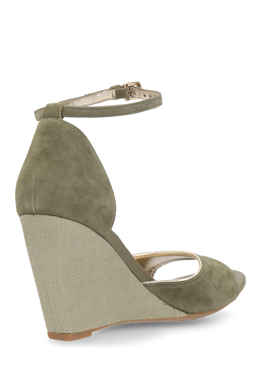 Sandalo con zeppa Hogan da donna verde HXW2270N660CR0V616