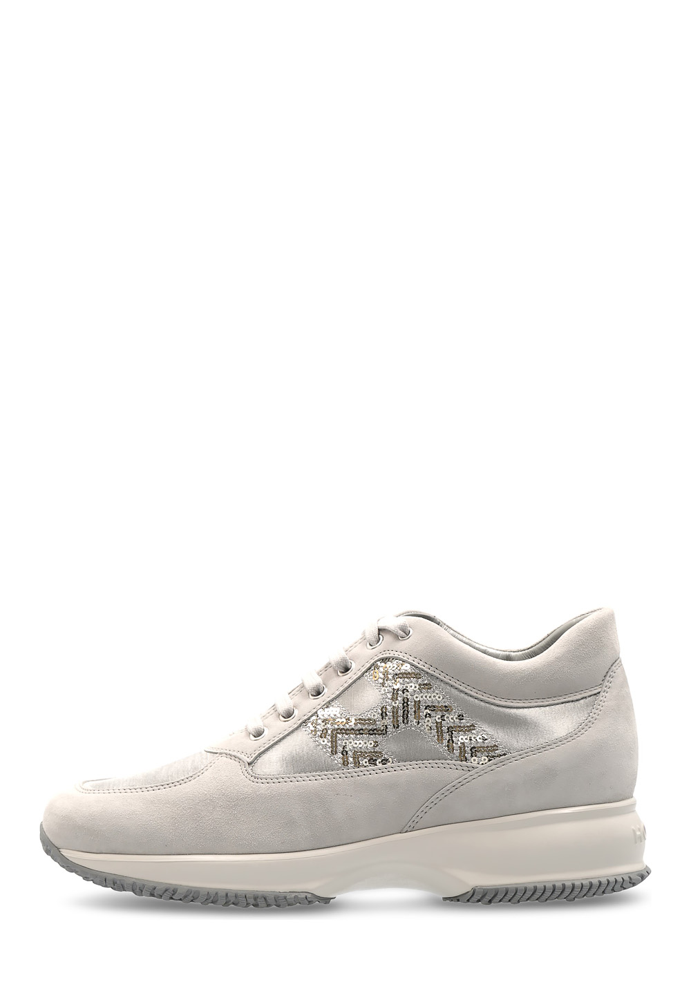 Hogan Donna Sneaker Argento Interactive HXW00N0G7703GZ001G