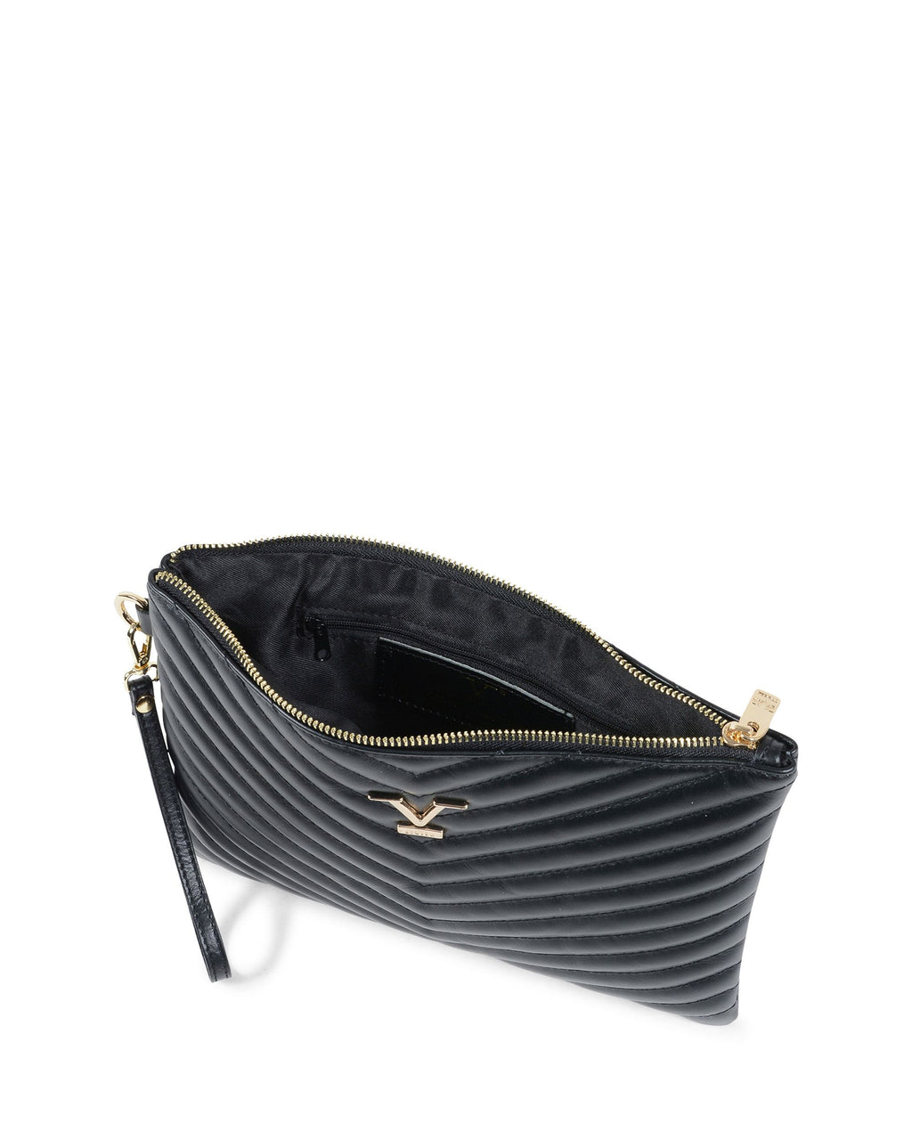 V Italia Womens Clutch Black V613 52 SAUVAGE NERO