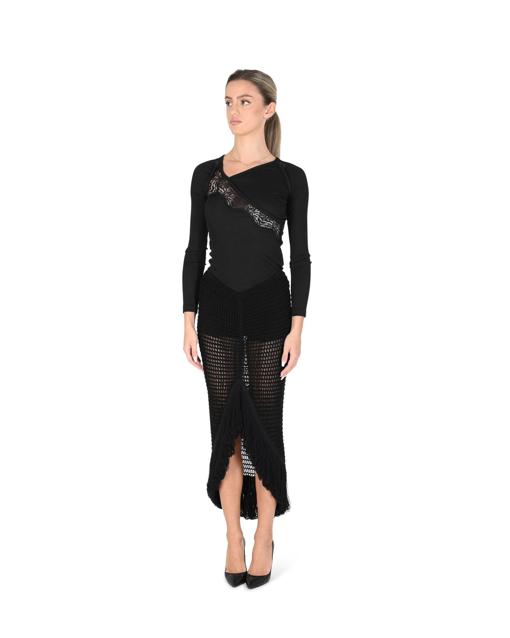 Christopher Esber Camicetta da donna 24031119 NERO 801