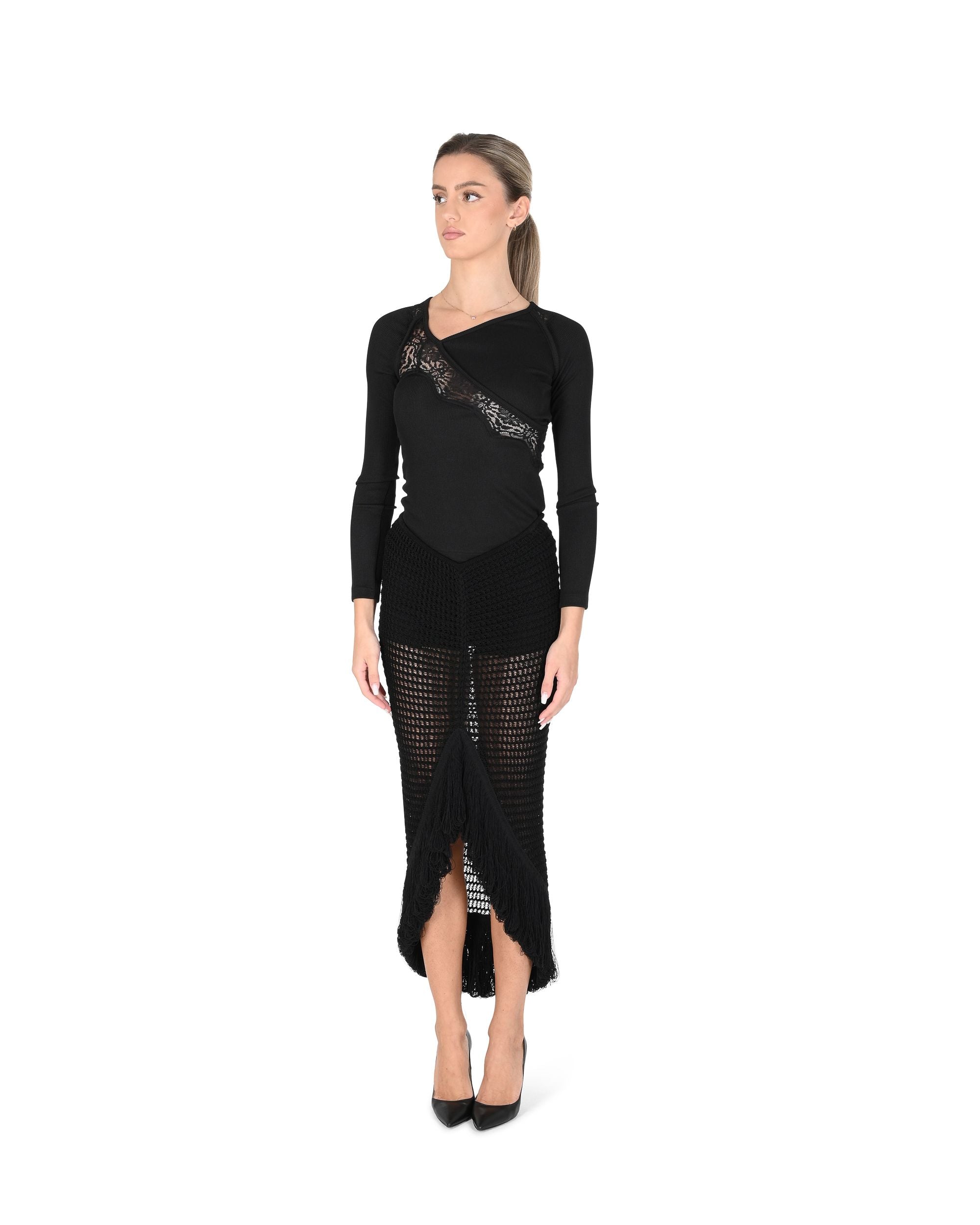 Christopher Esber Camicetta da donna 24031119 NERO 801